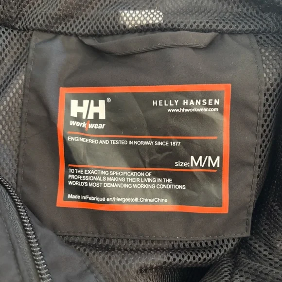 Helly Hansen Mens Size M Manchester Waterproof Rain Jacket - Picture 11 of 11